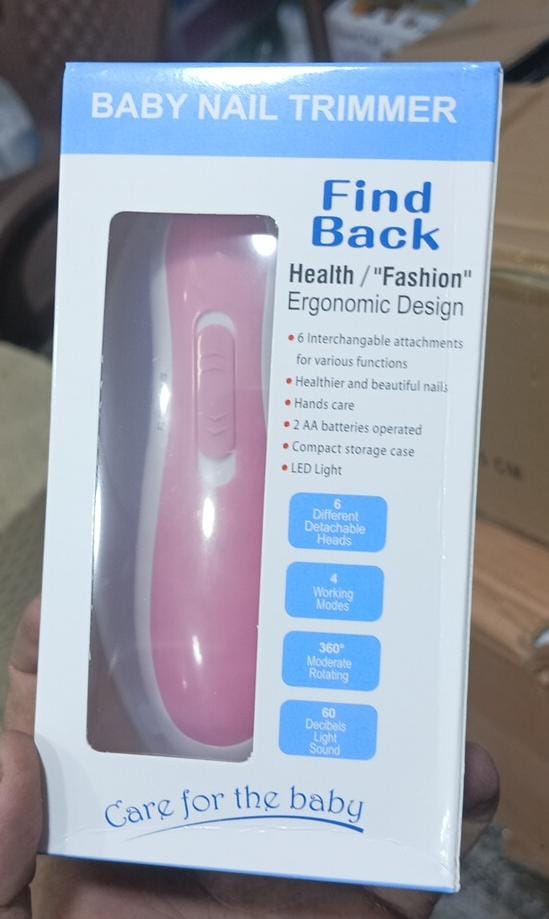 Electric Baby Nail Trimmer – Gentle Nail Clipper & File