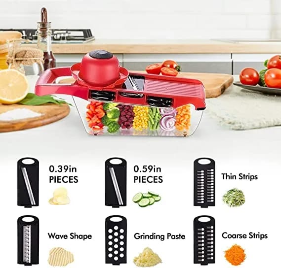 10-in-1 Mandoline Slicer | Multifunctional Vegetable Cutter