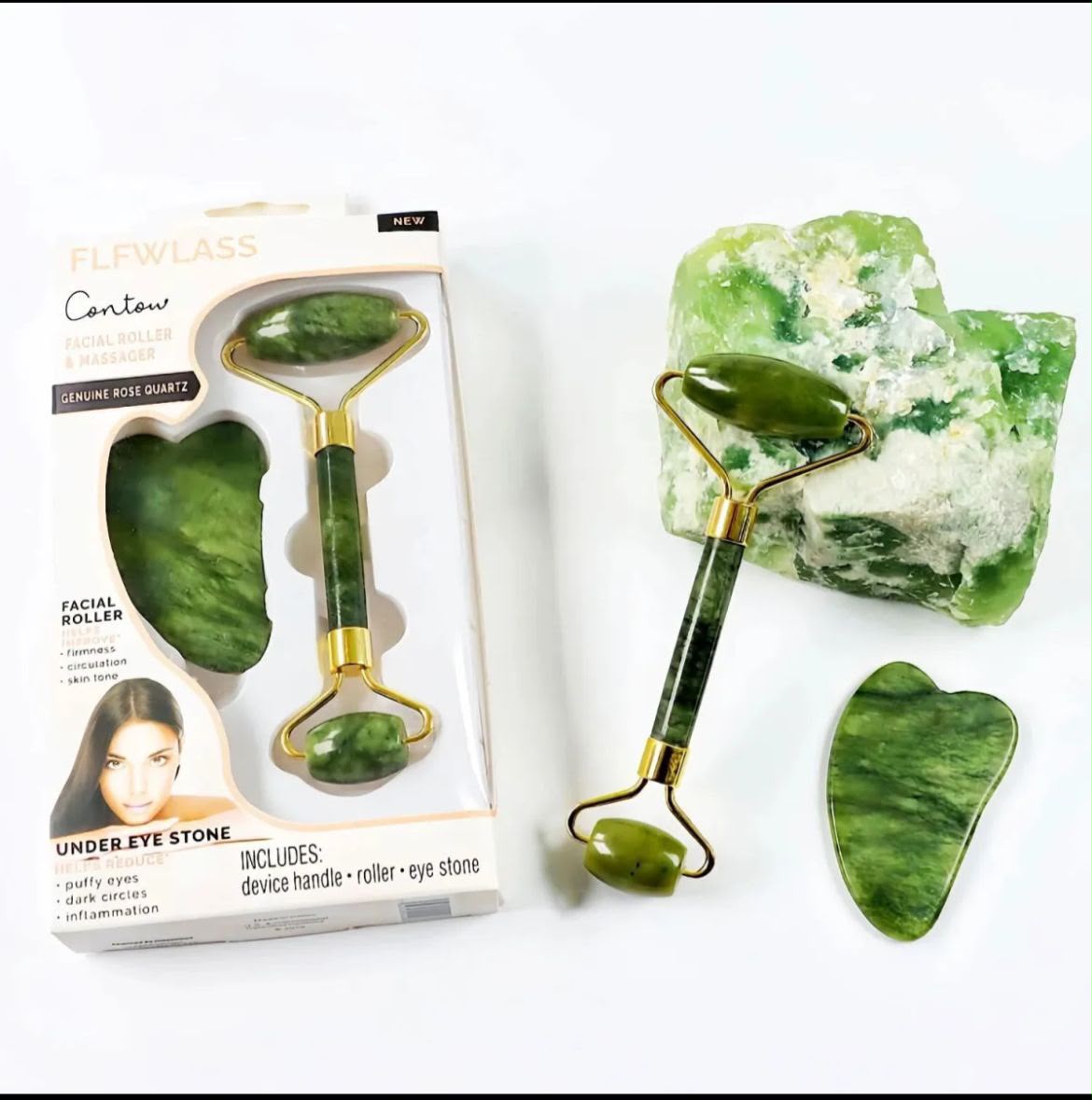 Flawless Jade Roller – Facial Massage & Skincare Roller