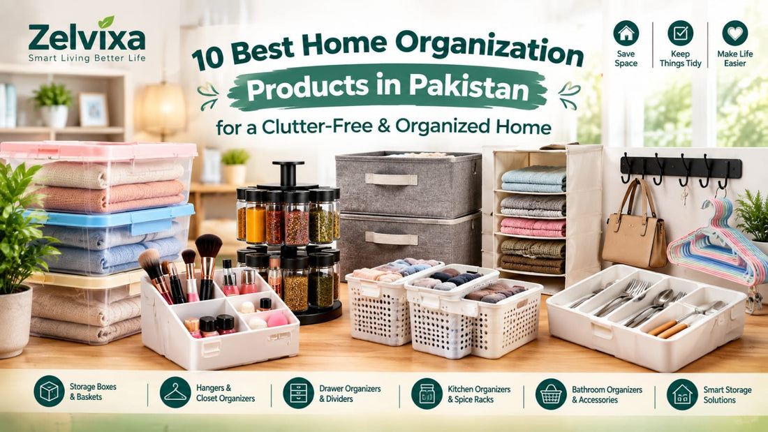 10 best home organization products in Pakistan for a clutter-free home