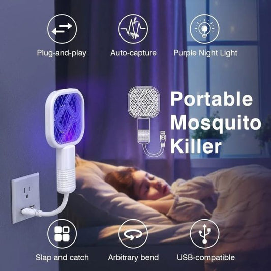 Mini Mosquito Racket Portable Electric Insect Killer