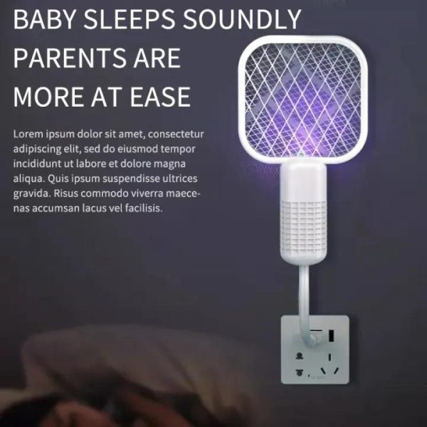 Mini Mosquito Racket Portable Electric Insect Killer