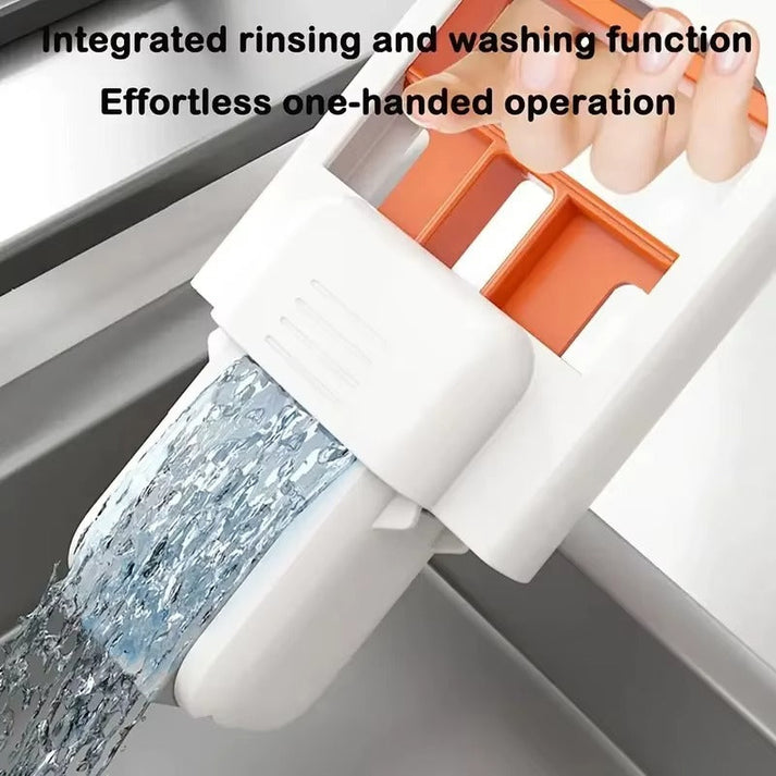 Mini Sponge Mop – Foldable Self-Squeezing Cleaning Mop