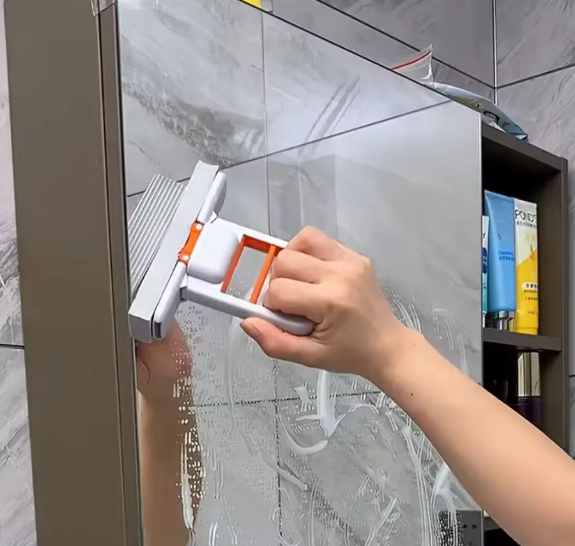 Mini Sponge Mop – Foldable Self-Squeezing Cleaning Mop