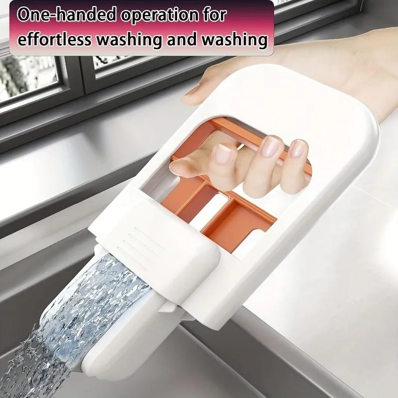 Mini Sponge Mop – Foldable Self-Squeezing Cleaning Mop
