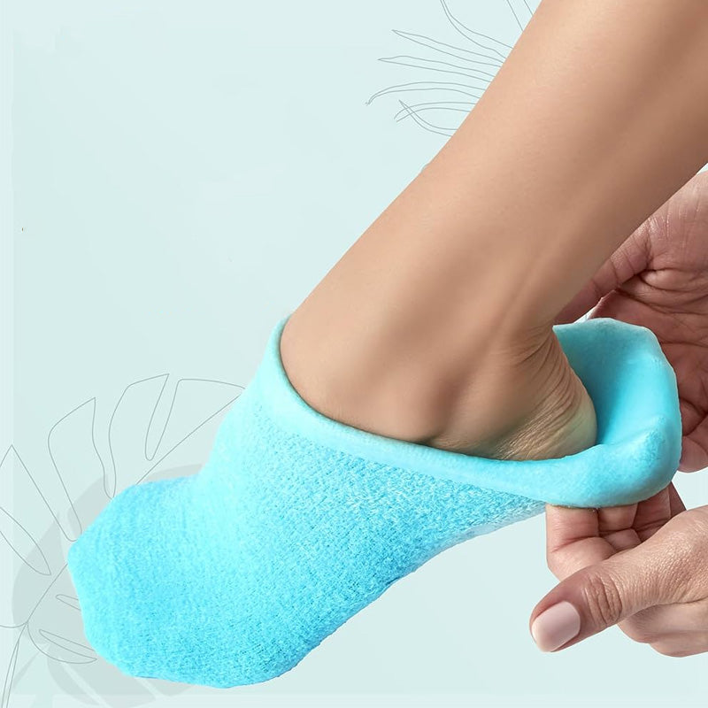 Moisturizing Gel Socks for Dry Cracked Feet & Heels – 1 Pair