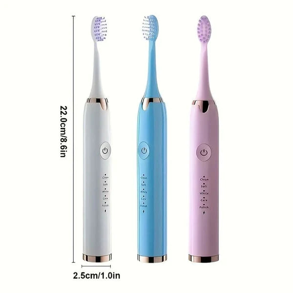 Rechargeable Electric Soft Bristle Toothbrush