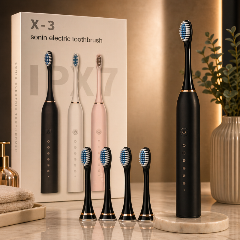 Rechargeable Electric Soft Bristle Toothbrush