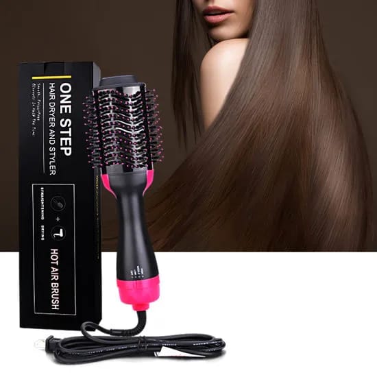 One Step Hot Air Brush (Dryer + Straightener)