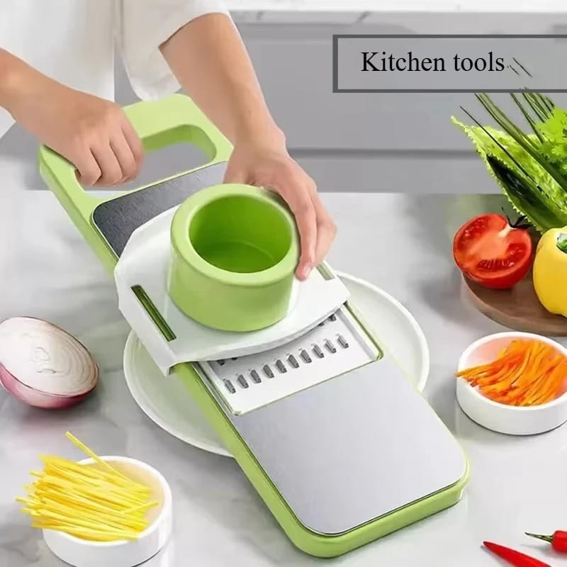 5-in-1 Multifunctional Vegetable Cutter and Grater for Kitchen