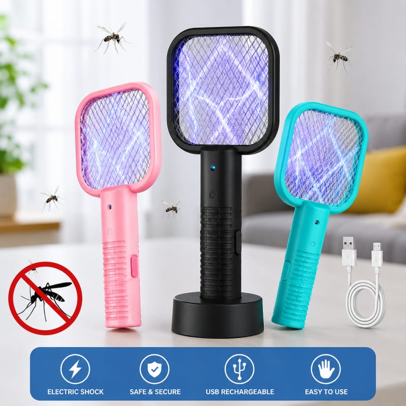 Mini Mosquito Racket – Portable Electric Insect Killer