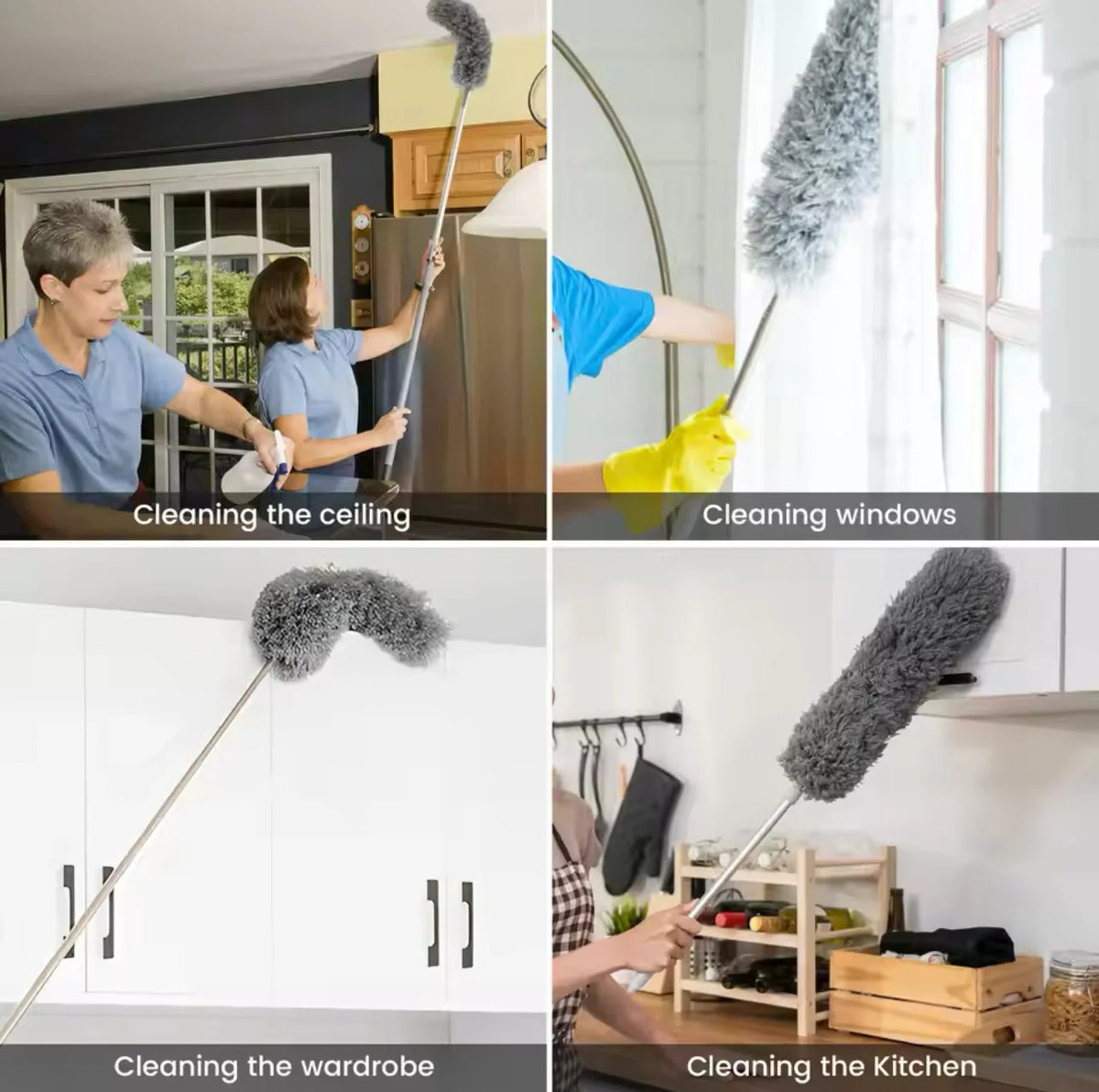 Microfiber Extendable Duster – Fan & Hard-to-Reach Cleaner