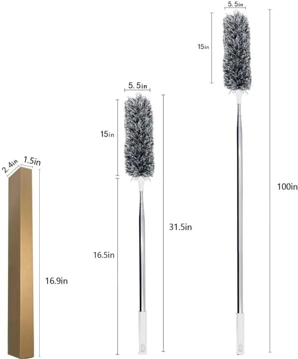Microfiber Extendable Duster – Fan & Hard-to-Reach Cleaner