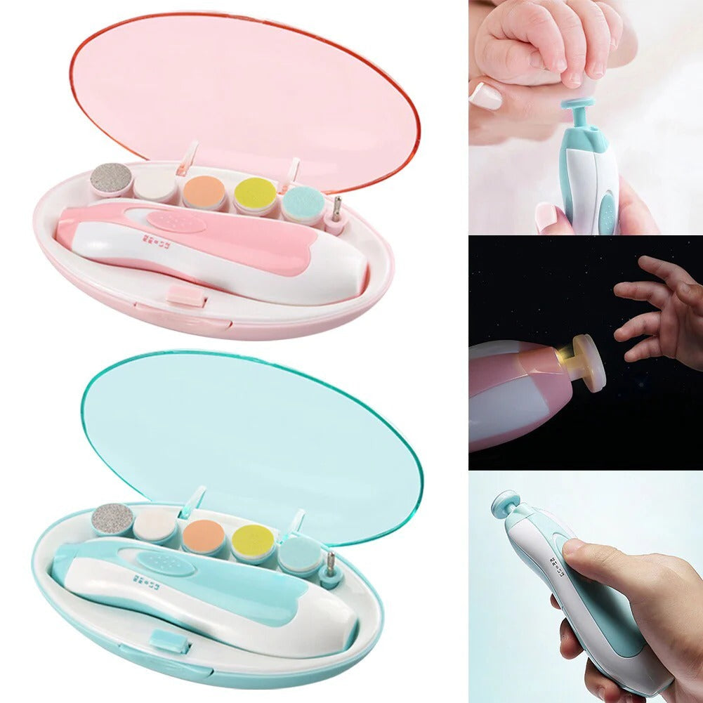 Electric Baby Nail Trimmer – Gentle Nail Clipper & File