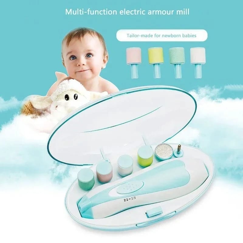 Electric Baby Nail Trimmer – Gentle Nail Clipper & File
