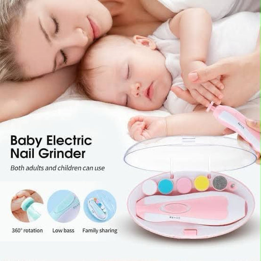Electric Baby Nail Trimmer and Clipper Set for Infant Nail Care
