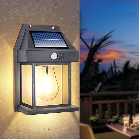 Solar Motion Sensor Waterproof Outdoor LED Wall Light
