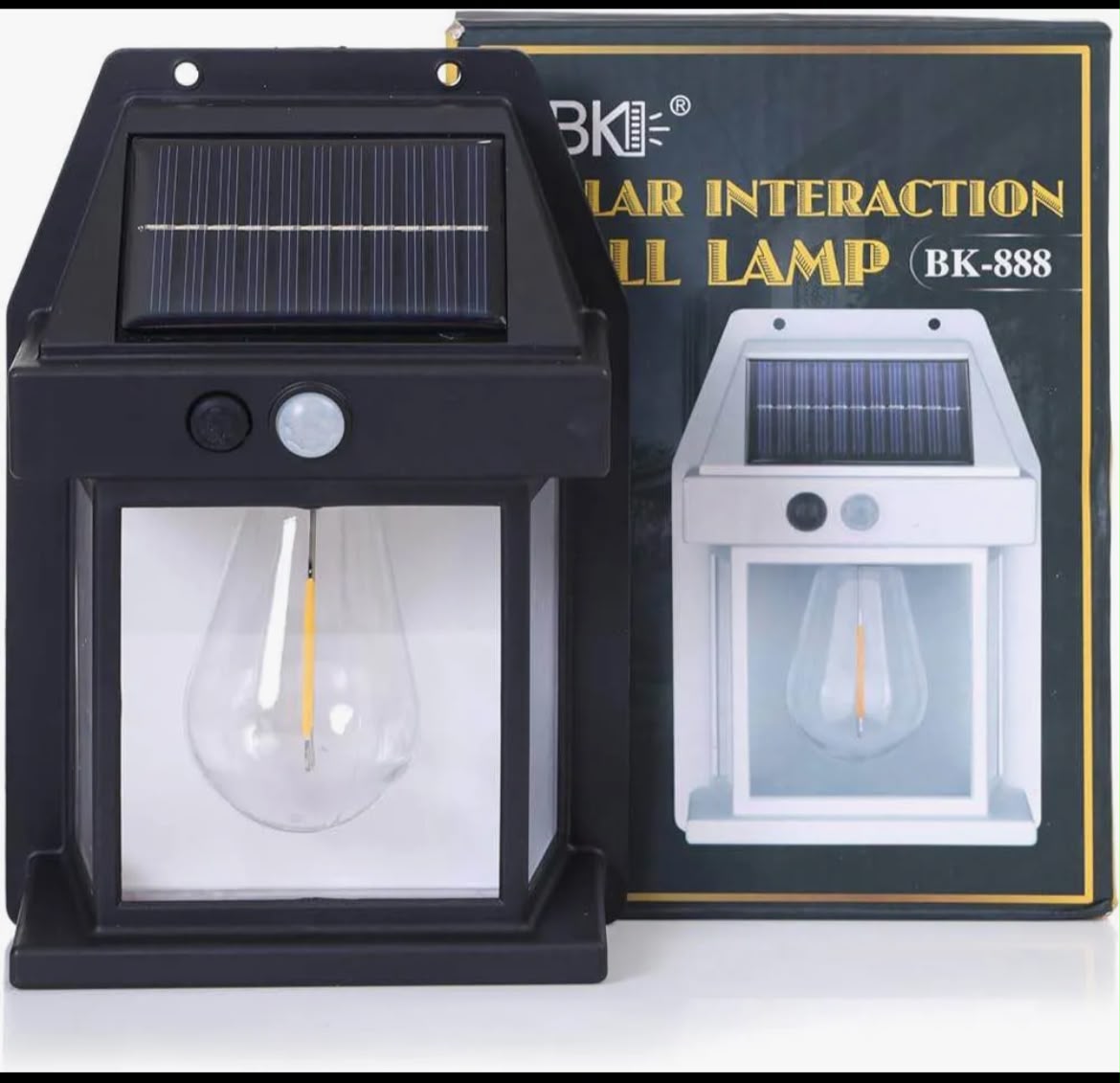 Solar Motion Sensor Wall Light – Waterproof Outdoor LED Lamp