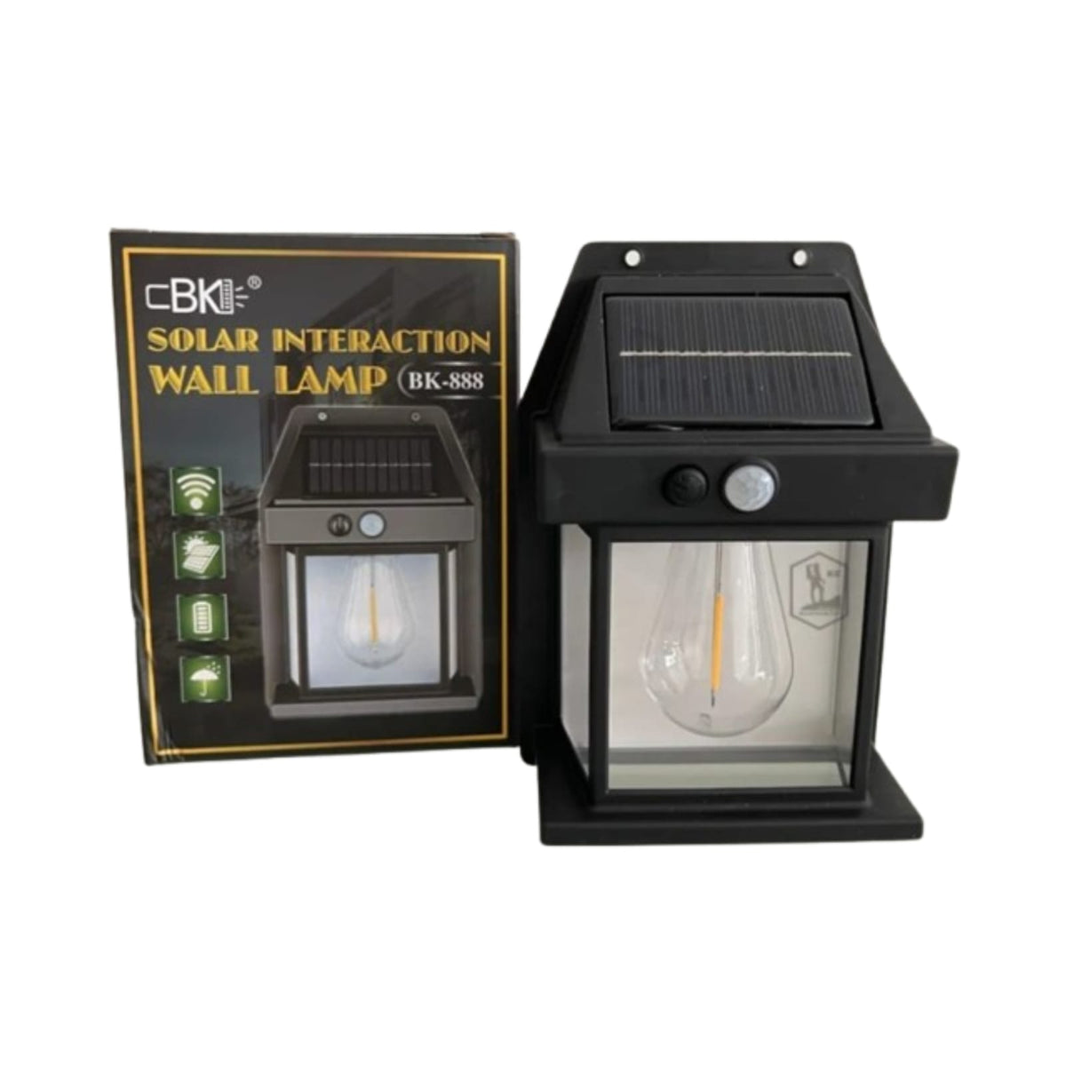 Solar Motion Sensor Wall Light – Waterproof Outdoor LED Lamp