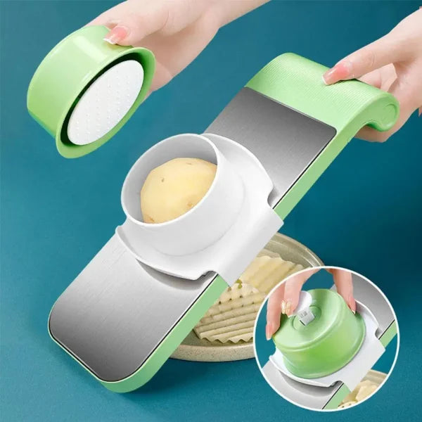 5-in-1 Vegetable Cutter & Grater – Multifunctional Kitchen Tool
