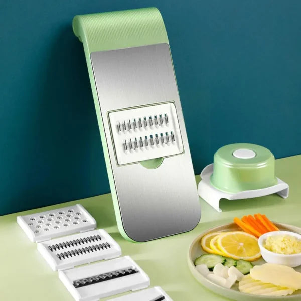 5-in-1 Vegetable Cutter & Grater – Multifunctional Kitchen Tool