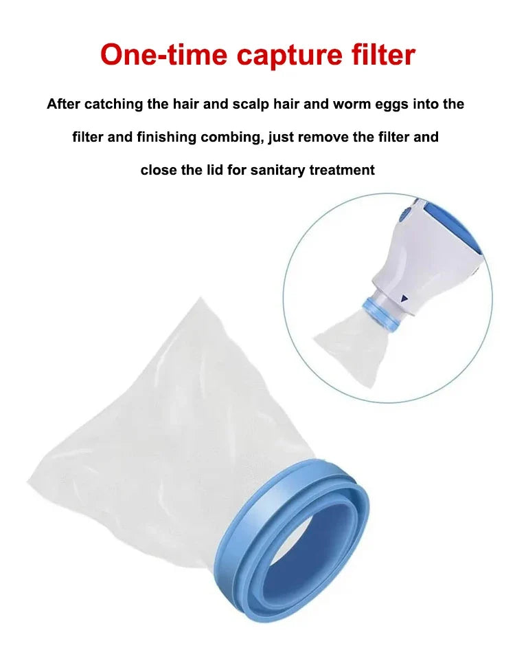V Comb Anti Lice Machine with 4 Free Filters