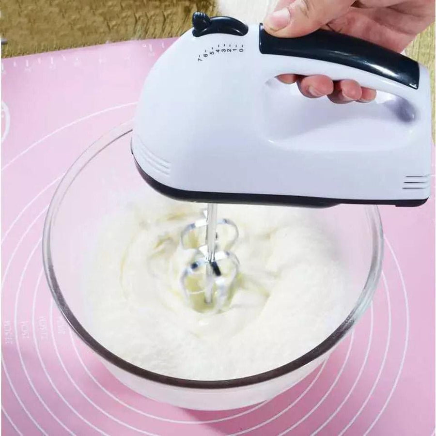 7-Speed Hand Mixer – Electric Kitchen Beater with Beaters & Dough Hooks