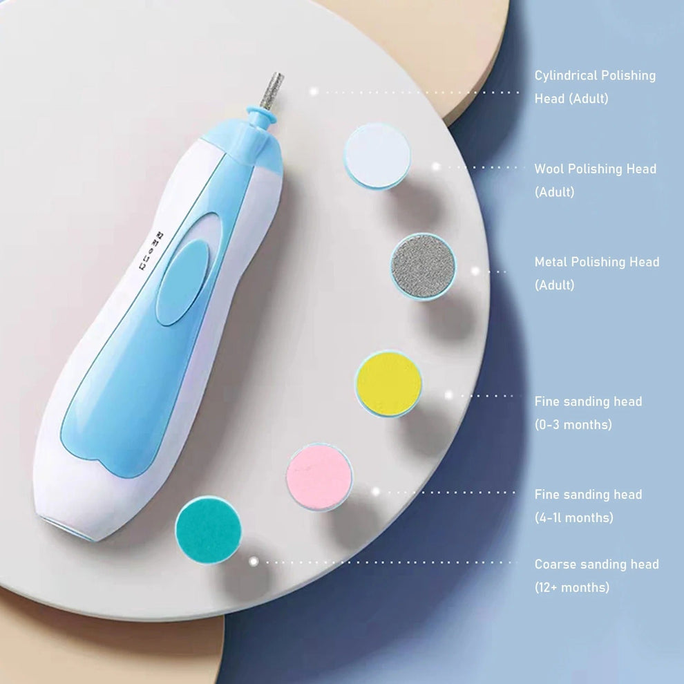 Electric Baby Nail Trimmer – Gentle Nail Clipper & File