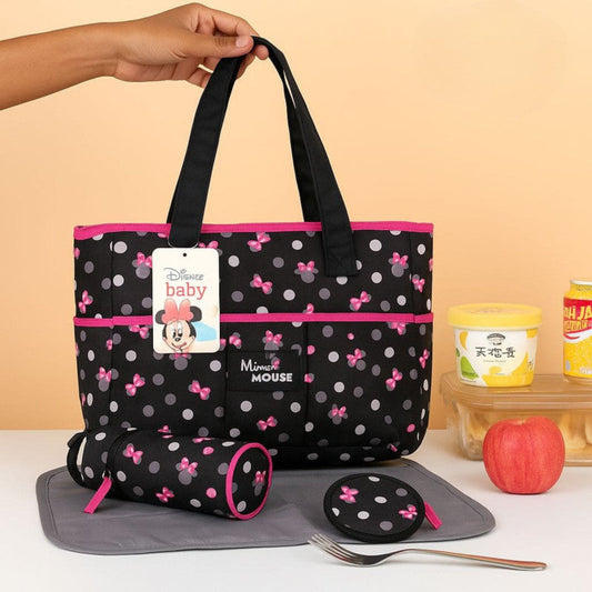 Baby Diaper Bag 3pcs set Disney Minnie Mouse