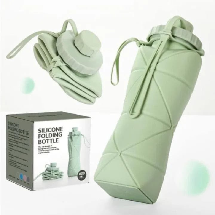 Collapsible Silicone Water Bottle – Foldable & Portable