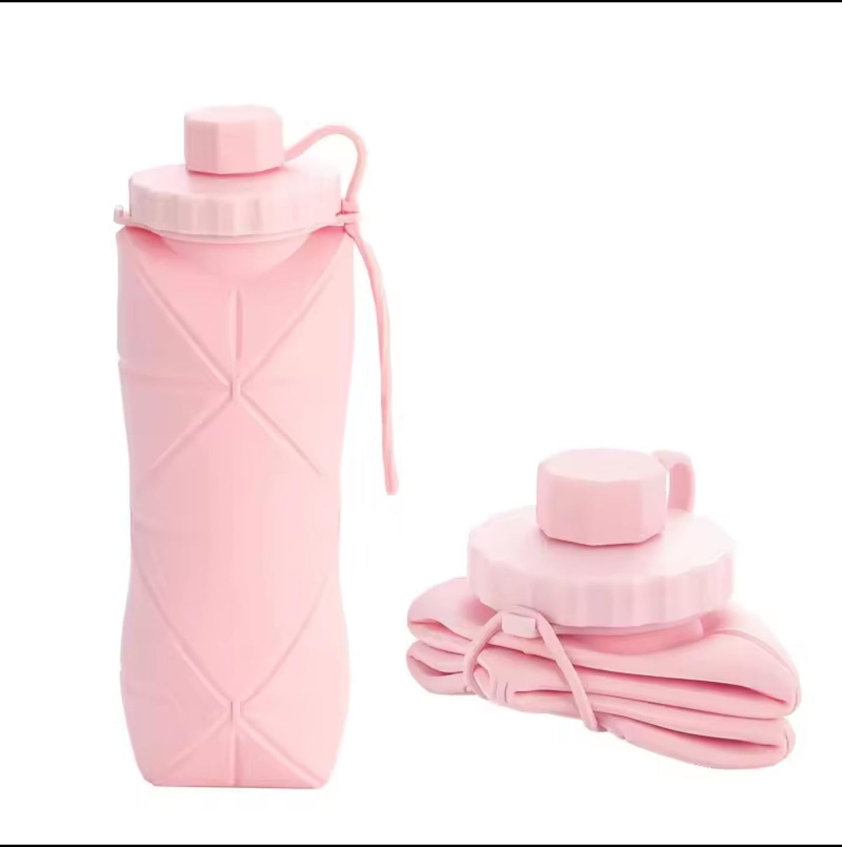 Collapsible Silicone Water Bottle – Foldable & Portable