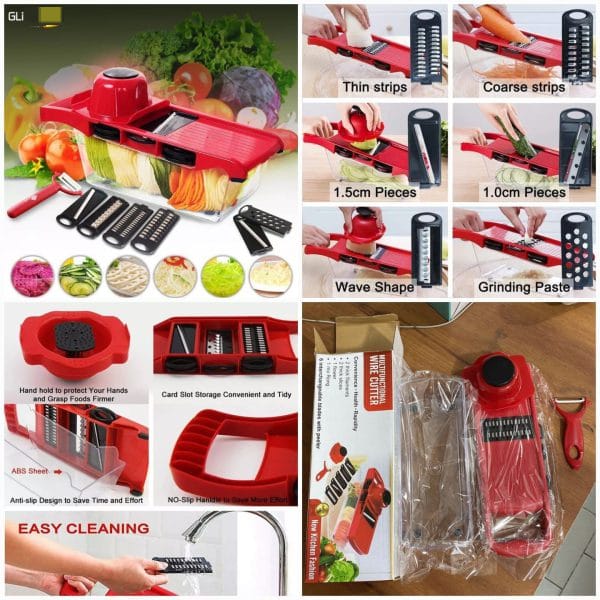 10-in-1 Mandoline Slicer | Multifunctional Vegetable Cutter