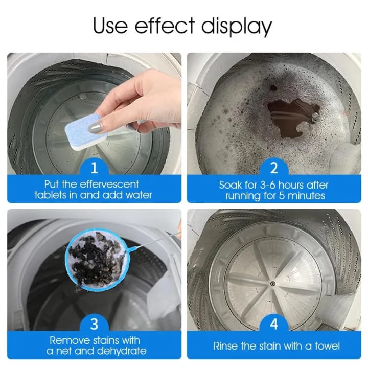 Washing Machine Cleaning Tablet 12 Pcs