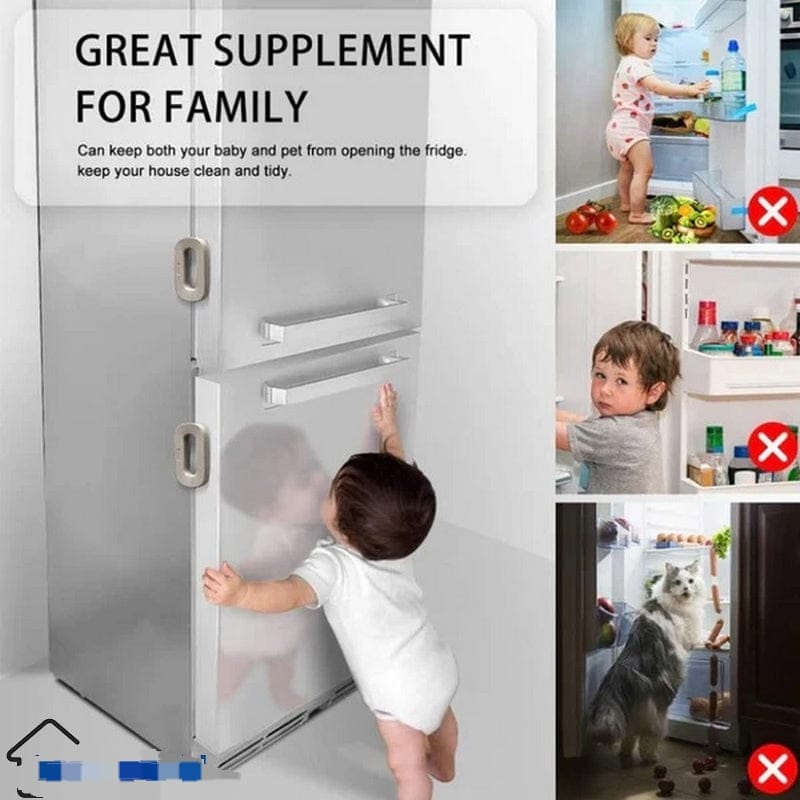 Child Safety Fridge Lock – Self-Adhesive Baby Safety Lock