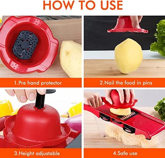 10-in-1 Mandoline Slicer | Multifunctional Vegetable Cutter