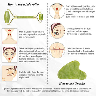Flawless Jade Roller – Facial Massage & Skincare Roller
