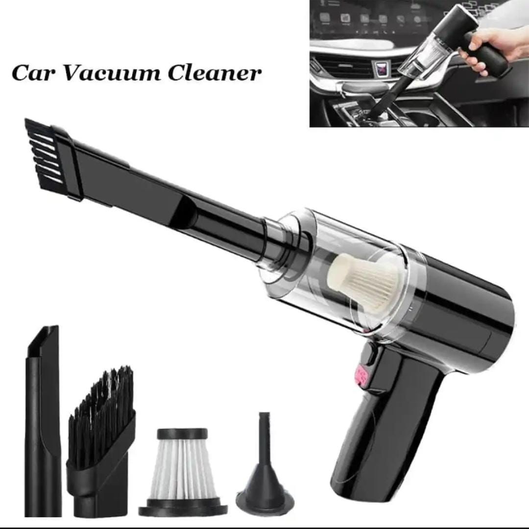 3-in-1 Portable Cordless Vacuum Cleaner – Mini Handheld
