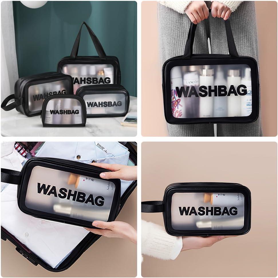 Women’s Transparent Waterproof Travel Makeup Bag